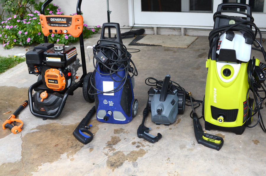 Different pressure washer